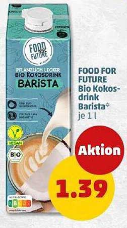 FOOD FOR FUTURE Bio Kokosdrink Barista 1L
