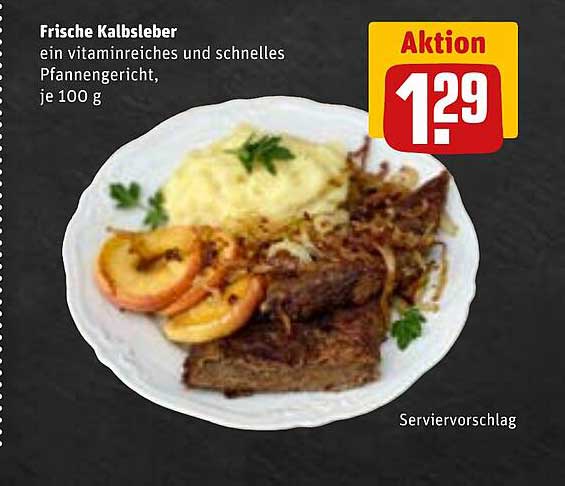Frische Kalbsleber