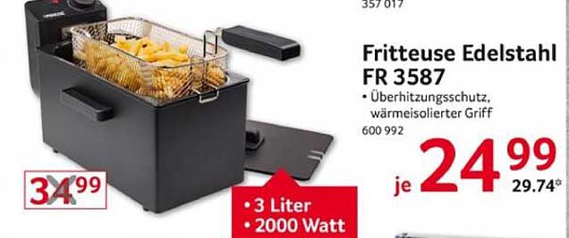Fritteuse Edelstahl FR 3587