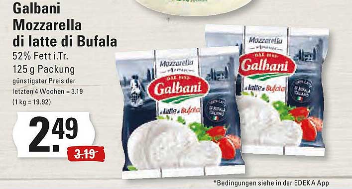 Galbani Mozzarella di latte di Bufala 125 g