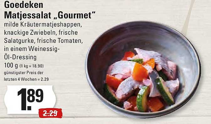 Goedeken Matjessalat „Gourmet“