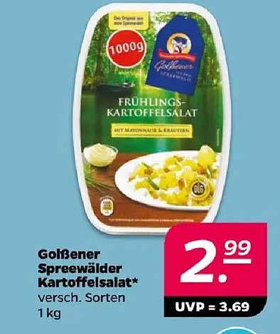 Goldener Spreewälder Kartoffelsalat - verschiedene Sorten, 1 kg