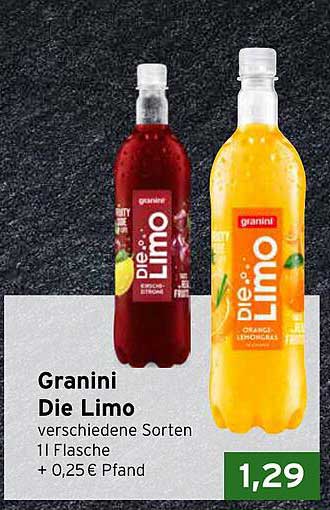 Granini Die Limo - verschiedene Sorten 1l Flasche
