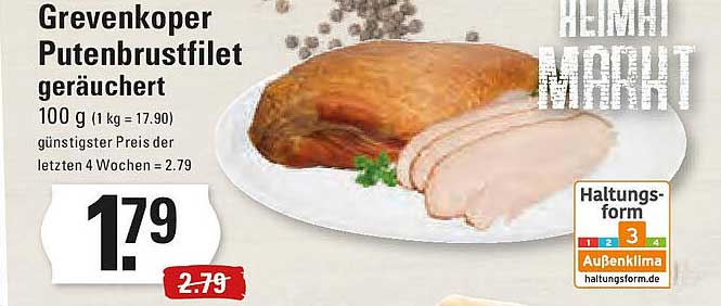 Grevenkoper Putenbrustfilet geräuchert