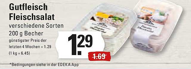 Gut Fleisch Fleischsalat verschiedene Sorten 200 g Becher