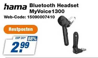 hama Bluetooth Headset MyVoice1300