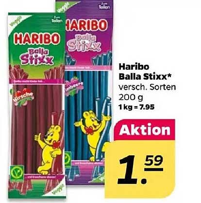 Haribo Balla Stixx* 200 g - verschiedene Sorten