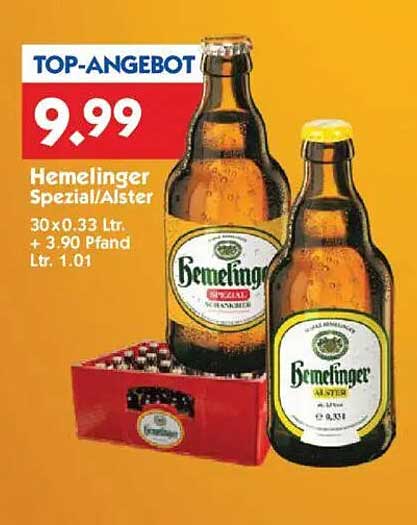 Hemelinger Spezial/Alster 30 x 0,33 L