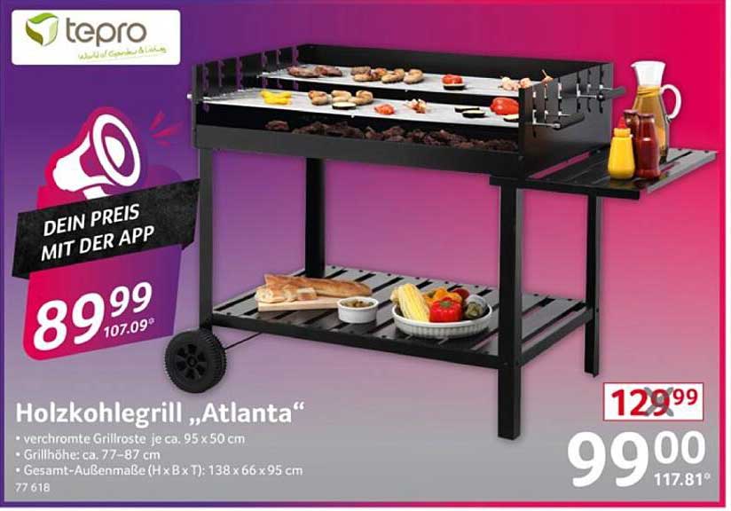 Holzkohlegrill „Atlanta“