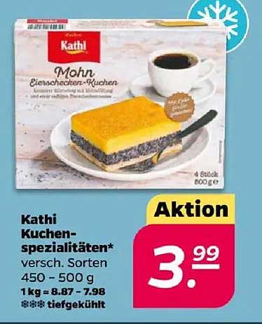 Kathi Kuchenspezialitäten - Mohn Eisschnecken