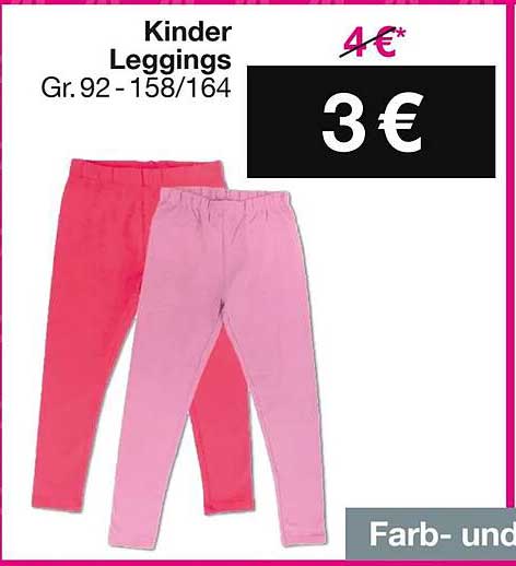 Kinder Leggings Gr. 92 - 158/164