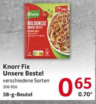 Knorr Fix Unsere Beste! Bolognese 38-g-Beutel