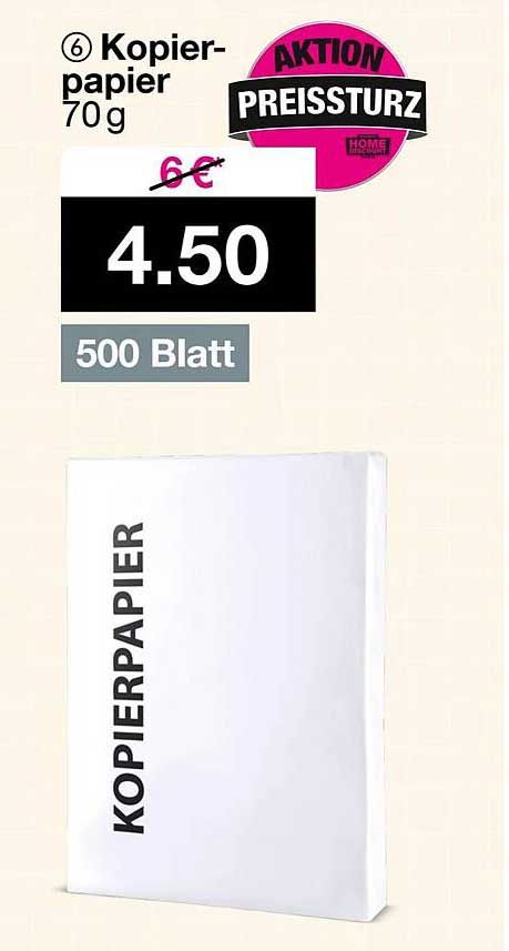 Kopierpapier 70 g - 500 Blatt