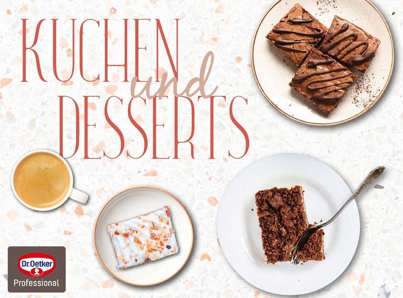 Kuchen und Desserts von Dr. Oetker
