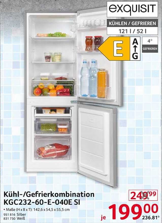 Kühl-/Gefrierkombination KGC232-60-E-040E SI