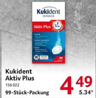 Kukident Aktiv Plus - 99-Stück-Packung