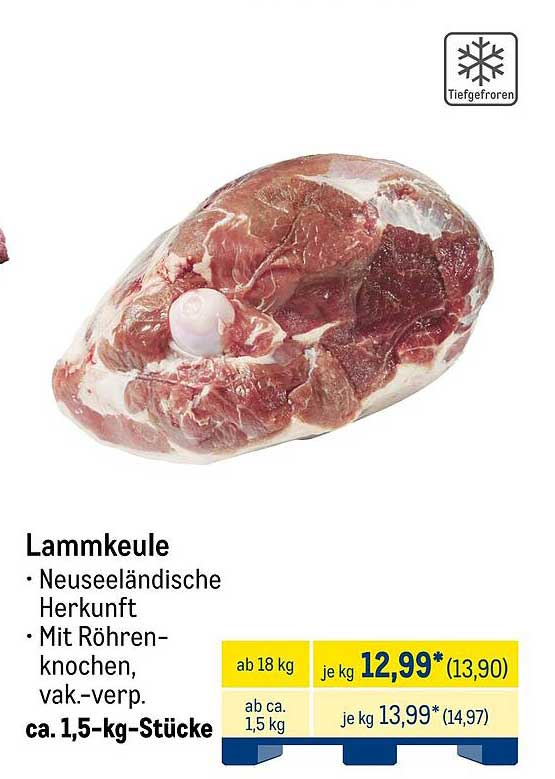 Lammkeule - Neuseeländische Herkunft