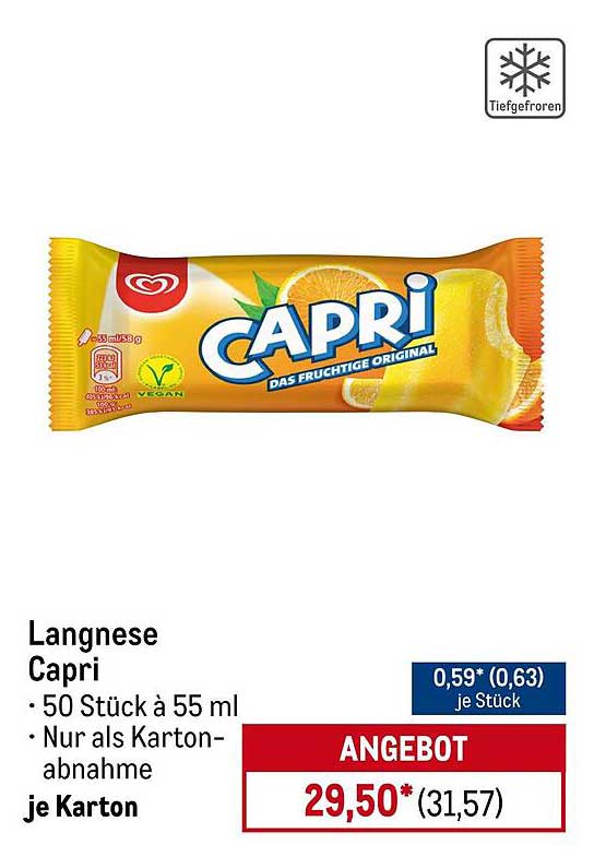 Langnese Capri - Das fruchtige Original