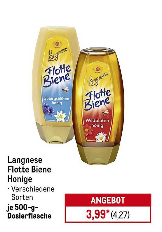 Langnese Flotte Biene Honige - Verschiedene Sorten