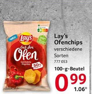 Lay's Ofenchips verschiedene Sorten