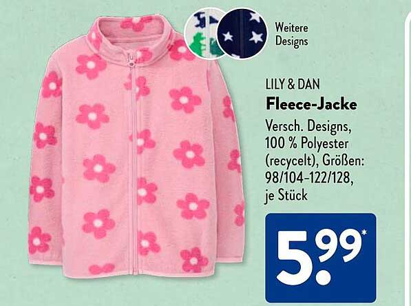 LILY & DAN Fleece-Jacke