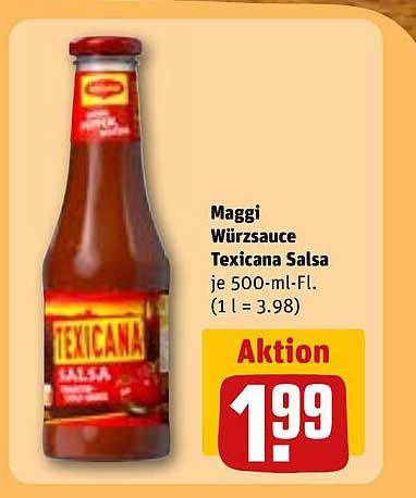 Maggi Würzsauce Texicana Salsa je 500-ml-Fl.