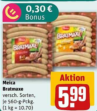 Meica Bratmaxe 560-g-Pckg für nur 5,99 €