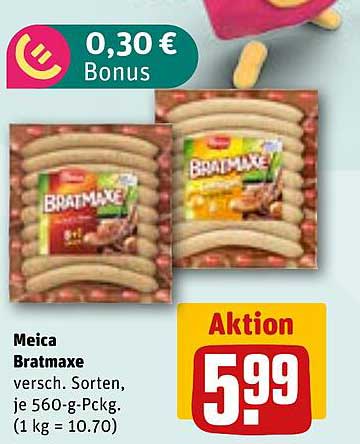 Meica Bratmaxe - verschiedene Sorten, je 560-g-Packung