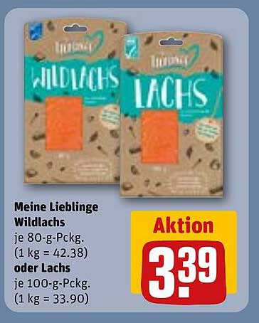 Meine Lieblinge Wildlachs – Aktionspreis 3,39 €