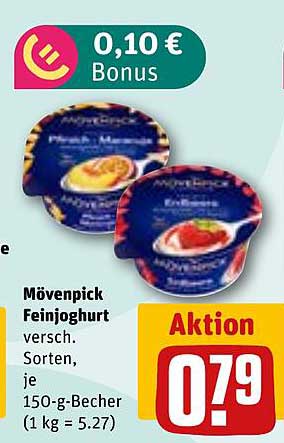 Mövenpick Feinjoghurt - Verschiedene Sorten, 150-g-Becher