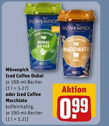 Mövenpick Iced Coffee Dubai oder Iced Coffee Macchiato