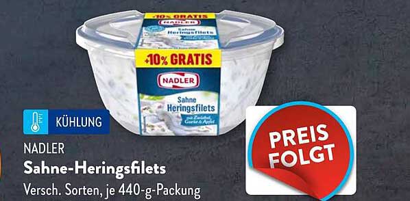 NADLER Sahne-Heringsfilets 440-g-Packung