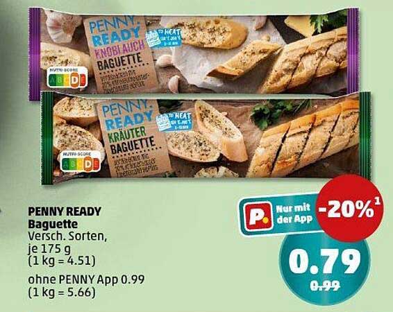 PENNY READY Baguette - Verschiedene Sorten