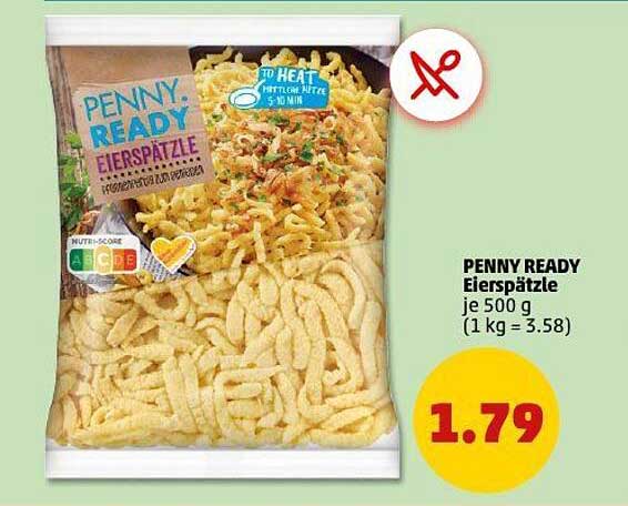 Penny Ready Eierspätzle je 500 g