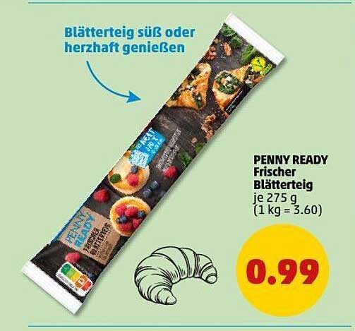 Penny Ready Frischer Blätterteig 275 g