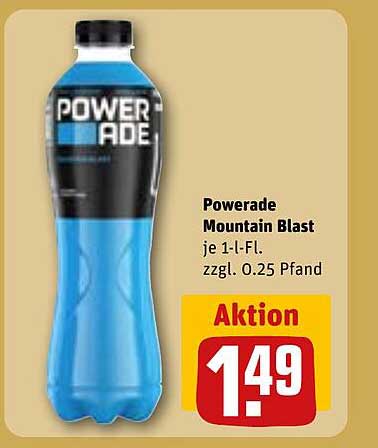 Powerade Mountain Blast 1-Liter-Flasche