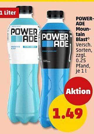 POWERADE Mountain Blast 1 Liter für nur 1,49 €