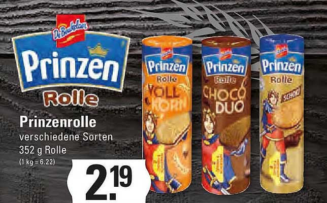 Prinzrollen – verschiedene Sorten 352 g Rolle
