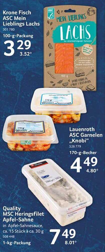Quality MSC Heringsfilet Apfel-Sahne 1-kg-Packung