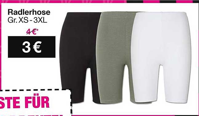 Radlerhose Gr. XS - 3XL