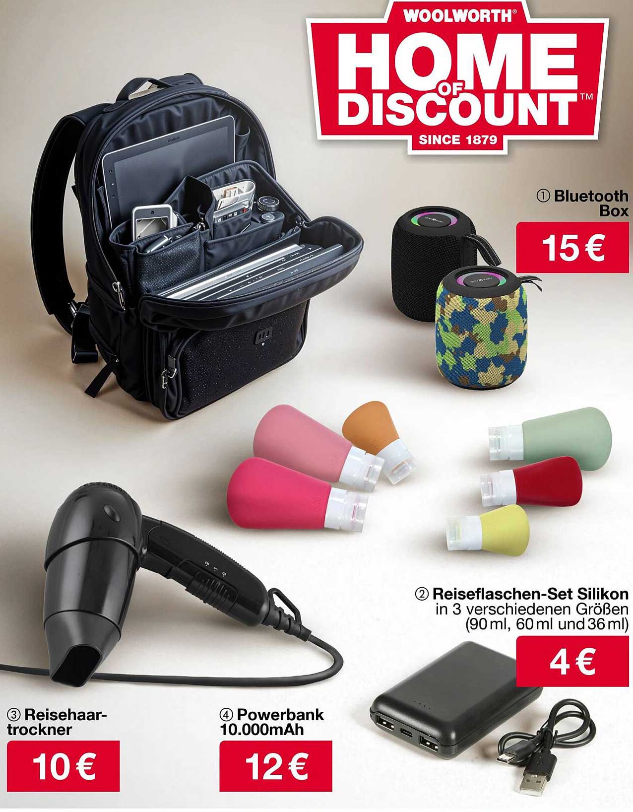 Reise-Flaschen-Set Silikon in 3 verschiedenen Größen (90 ml, 60 ml und 36 ml)
