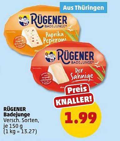 Rügener Badejunge - Verschiedene Sorten, je 150 g