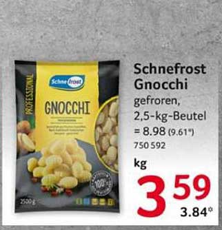 Schneefrost Gnocchi, gefroren, 2,5-kg-Beutel
