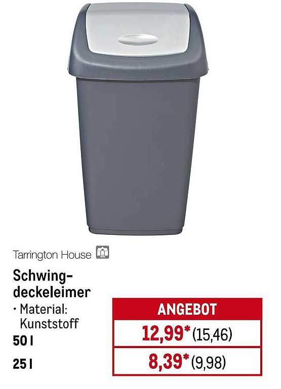 Schwingdeckeleimer von Tarrington House