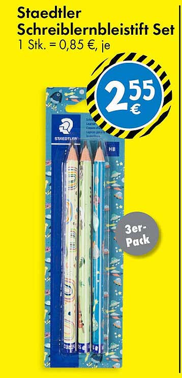 Staedtler Schreiblernbleistift Set - 3er-Pack für nur 2,55 €