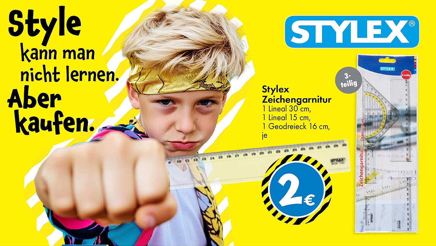 Stylex Zeichengarnitur 3-teilig