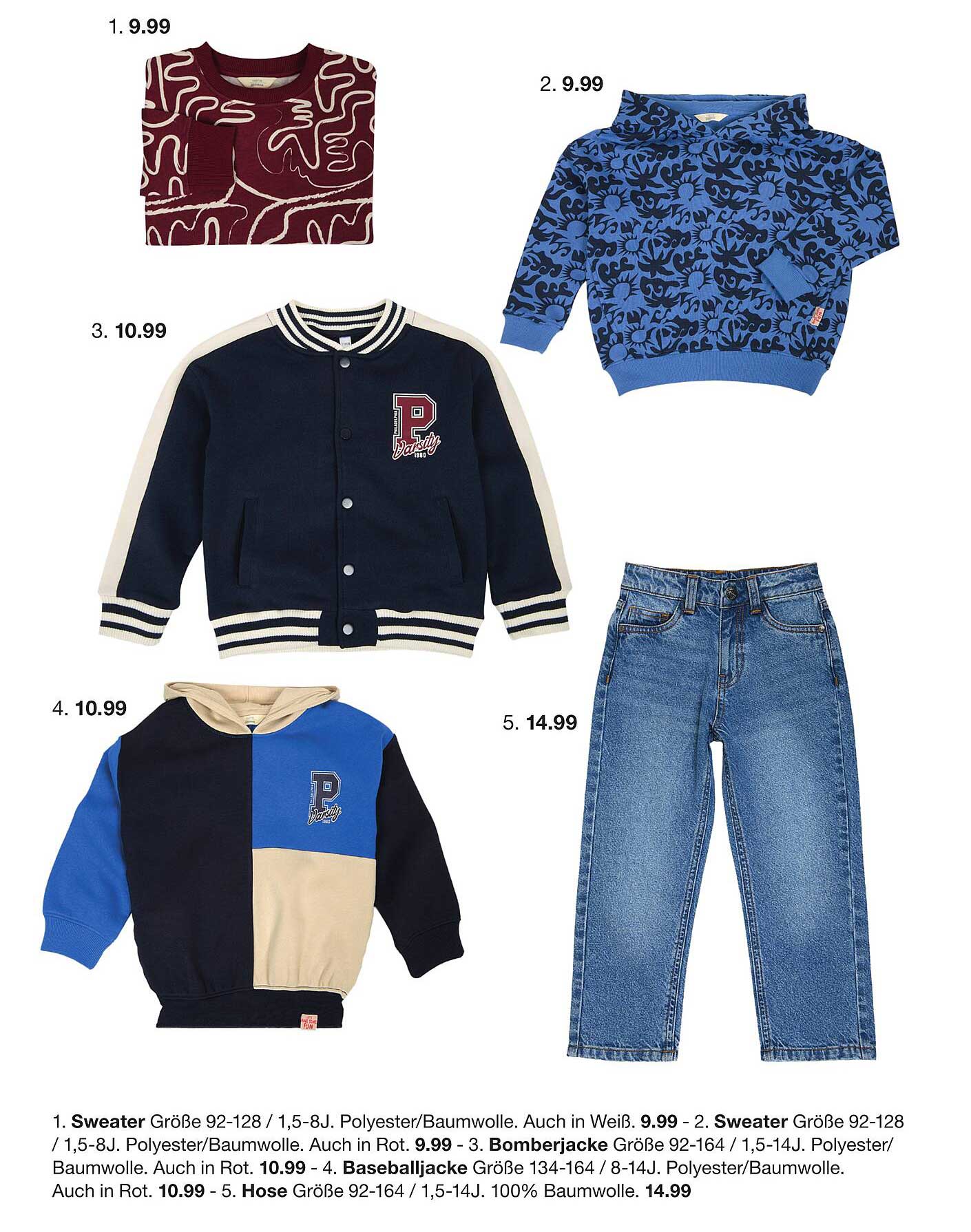 Stylische Kinderoberteile und Hosen von Zeeman