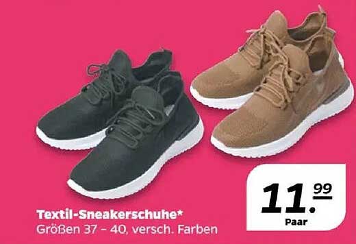 Textil-Sneakerschuhe* in verschiedenen Farben
