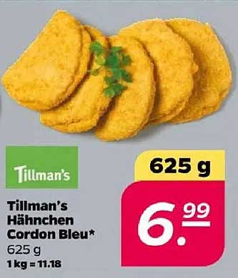 Tillman's Hähnchen Cordon Bleu 625 g