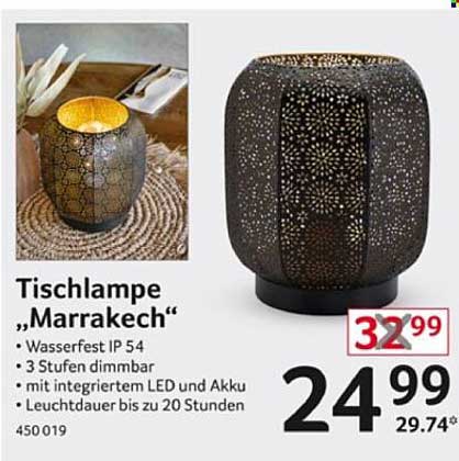 Tischlampe „Marrakech“